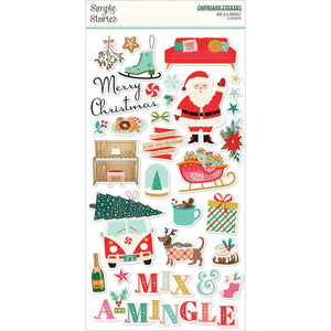 Chipboard Stickers 6X12 - Mix & A-Mingle - Simple Stories