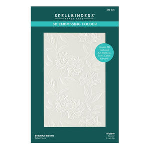 Folder de Textura o Embossing 3D - Beautiful Blooms - Spellbinders