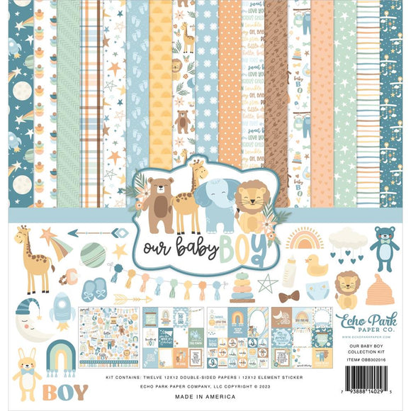 Collection Kit 12x12 - Our Baby Boy - Echo Park
