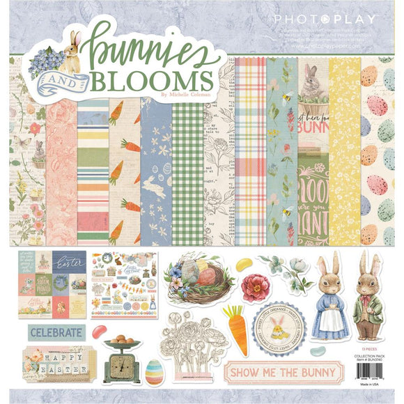 Collection Pack 12x12 - Bunnies & Blooms - Photoplay