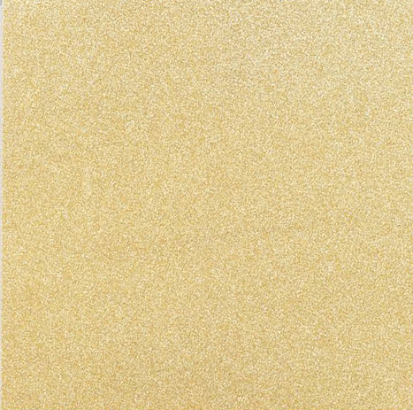 Cartulina Glitter o Escarchada 12x12 - Dorado POW - Individual