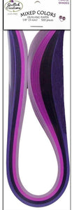 Tiras de Papel para Quilling o Filigrana 0.125" 100/pk - Purples - Quilled Creations