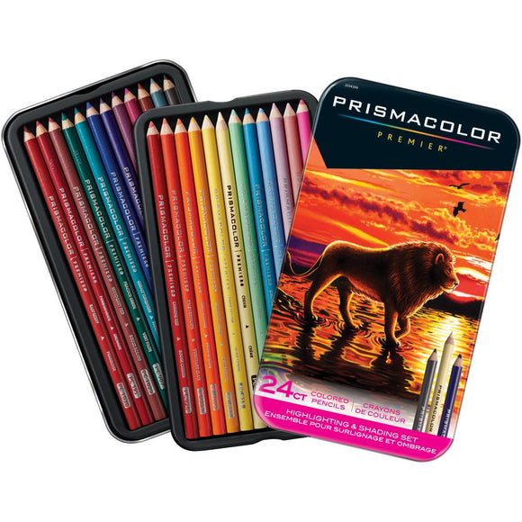 Lápices de Colores Prismacolor - Highlighting & Shading Set de 24