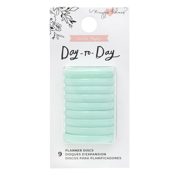 Discos para Planners - Mint - Pequeños - Day to Day