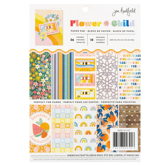 Paper Pad 6x8 - Flower Girl - Jen Hadfield
