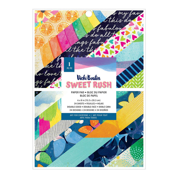 Pad de Papeles 6x8 - Sweet Rush - Vicki Boutin