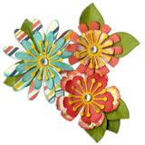 Sizzix Thinlits - Mix & Match Flowers - Flores para Mezclar y Unir