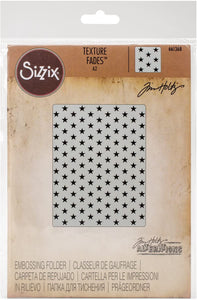 Sizzix Texture Fades - Folder de Textura - Estrellas Pequeñas
