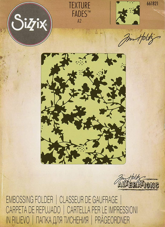 Sizzix Texture Fades - Folder de Textura - Floral