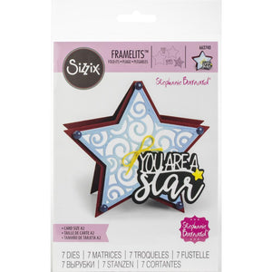 Sizzix Framelits - Star Fold-It - Estrella Fold-It