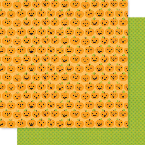 Papel con Diseño 12x12 Individual - Pumpkin Carving - Spell On You