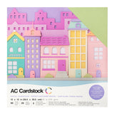 Paquete de Cartulinas de Colores 12x12 - AC Cardstock - Pastel