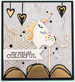 Troqueles de metal - Happy Little Unicorn - Jane Davenport