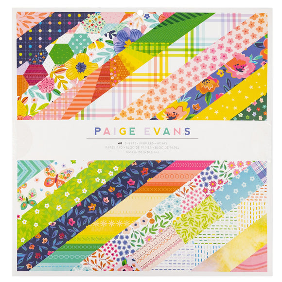 Paper Pad 12x12 - Blooming Wild - Page Evans