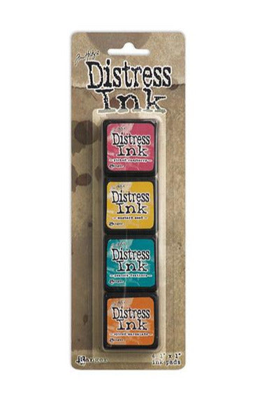 Tintas Distress Mini #1 - Kit de 4 tintas - Ranger