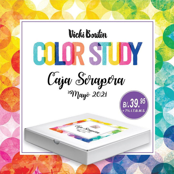 Caja Scrapera Mayo 2021 - Color Study de Vicki Boutin