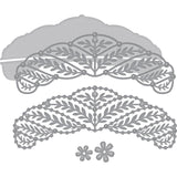 Spellbinders Floral Tiara Topper - Troquel