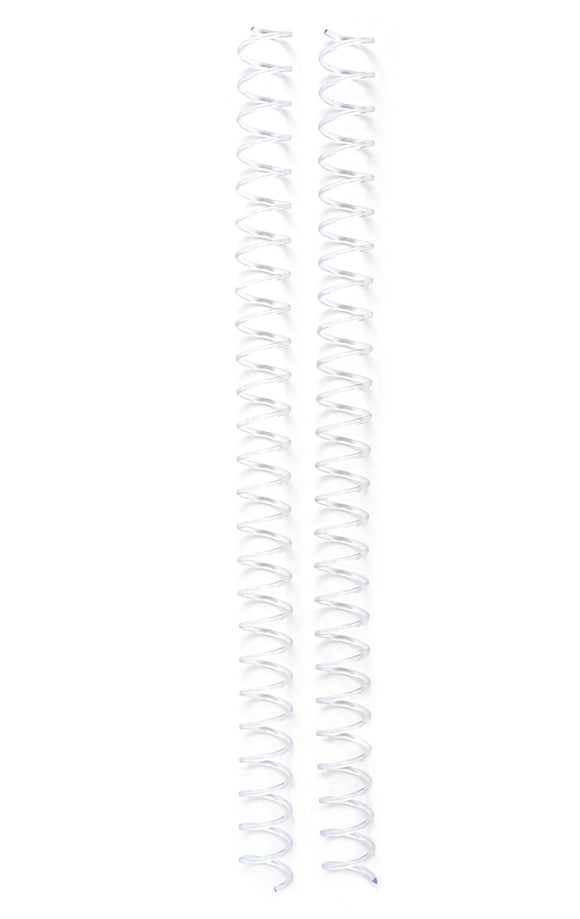 Espirales Clear - 0.625 x 12 pulgadas