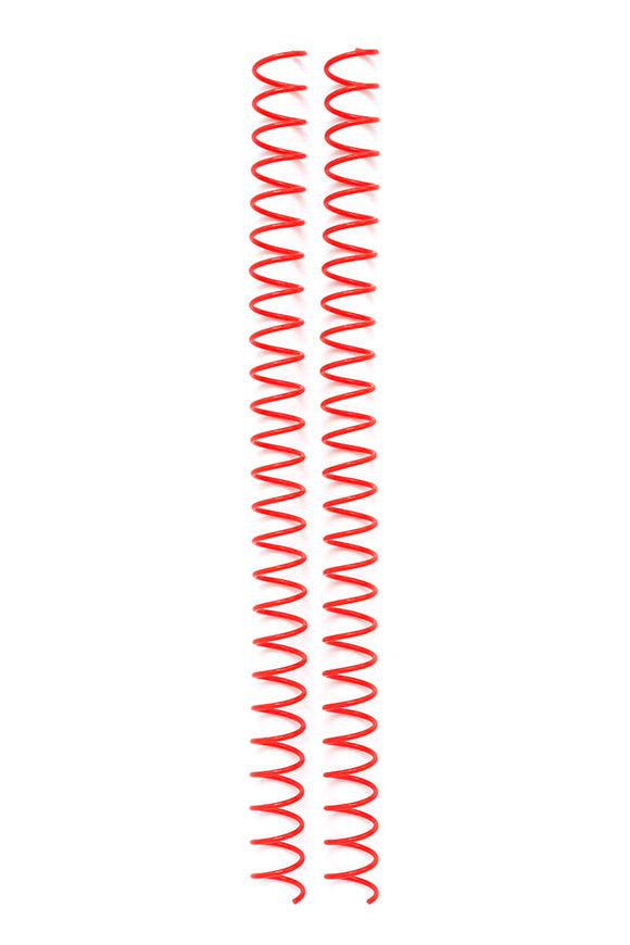 Espirales Rojos - 0.625 x 12 pulgadas