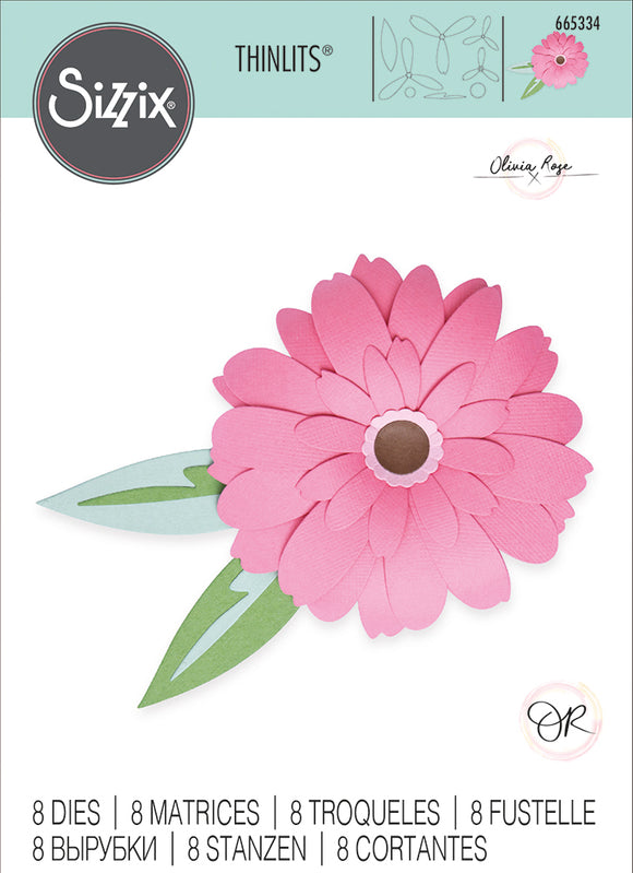 Sizzix Thinlits - Gerbera Flower