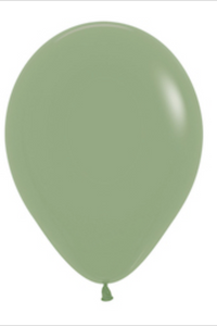 Globo Latex 12" PK25 - Verde Eucalipto Fashion Sólido 027 - Sempertex