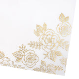Papel Especial 12x12 - Vellum con Foil Dorado - Gingham Garden - Craate Paper
