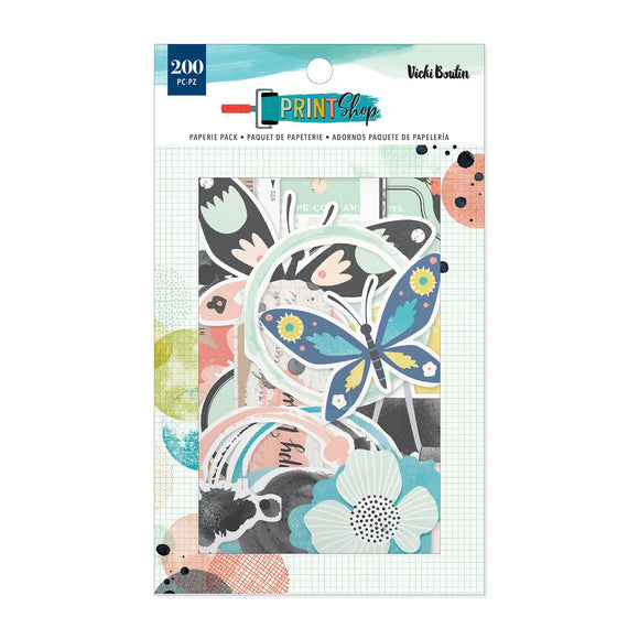 Paquetes de Papel y Stickers Washi - Print Shop - Vicki Boutin
