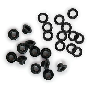 Eyelets y Arandelas Negro