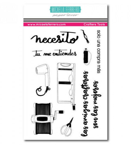Sellos Crafters Tools - Paper Lover - Micaela Ferrero
